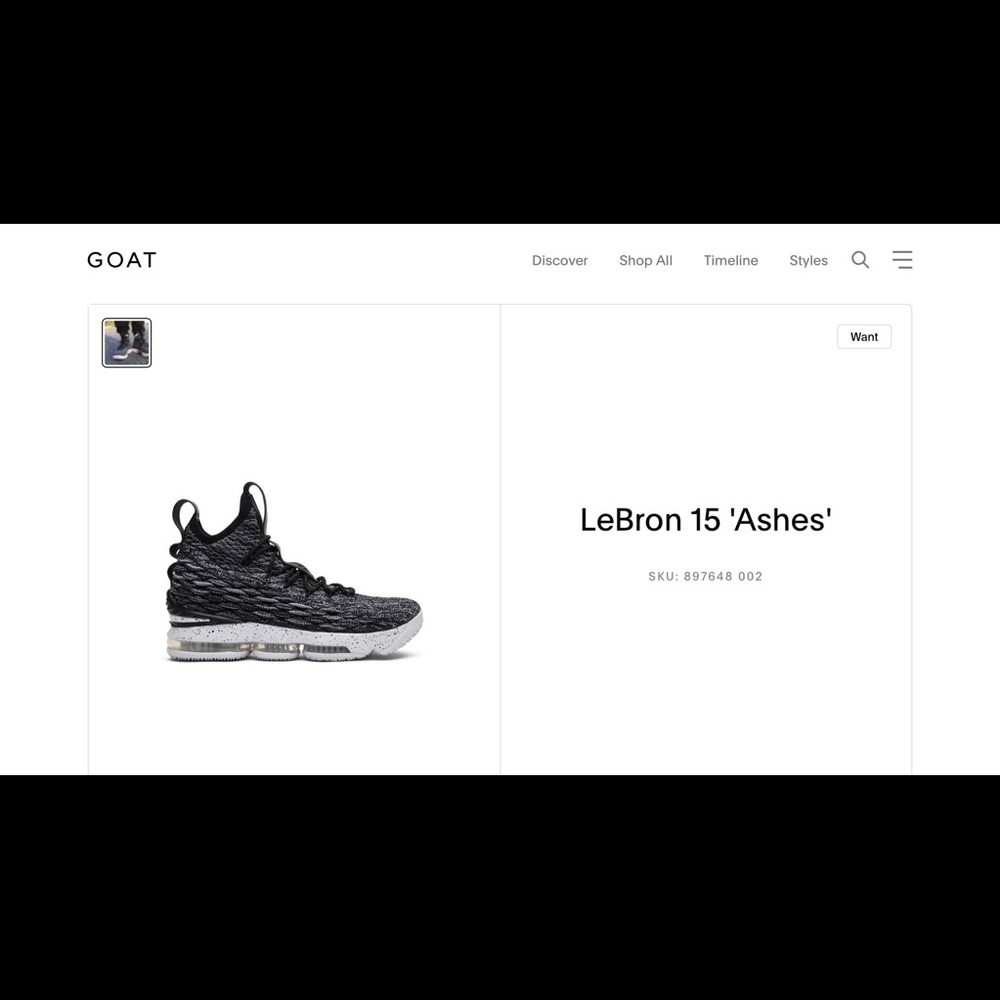 Nike LeBron James shoe
